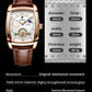 LIGE 8949 Luxus Herren Automatik Uhr 3BAR Hardlex