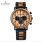 BOBO BIRD Holz Chronograph 3ATM Hardlex