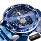 WINNER GMT838-2 Automatik Herren Skelettuhr Glas