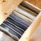 Platzsparendes Aufbewahrungsbox Kleidung Organizer waschbar und faltbar für Unterwäsche, T-Shirts, Krawatten, Hosen etc..