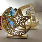 Holz LED-Leuchte Eid Mubarak