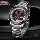 NAVIFORCE NF9171 Herren Militär Chronograph 3BAR Hardlex