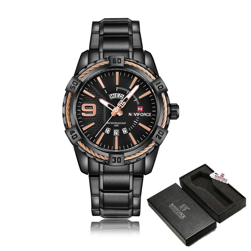 NAVIFORCE NF9117S Herren Quarzuhr 3BAR