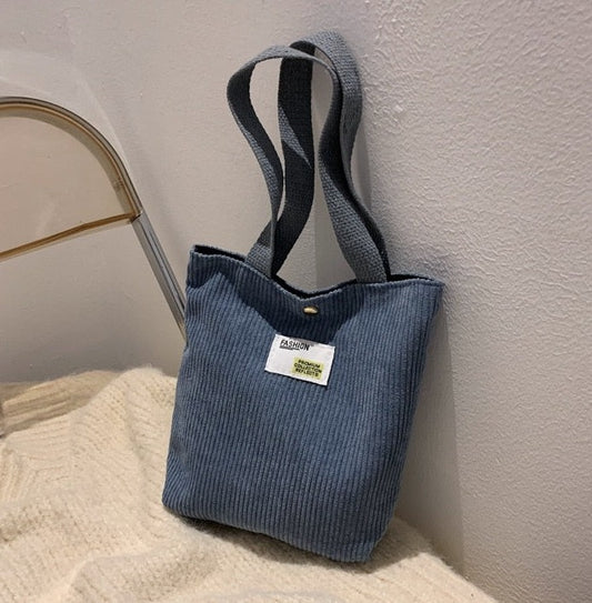 Buylor Damen Cord Schultertasche