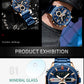 CURREN 8384 Herren Chronograph 3ATM Hardlex