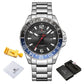 NAVIFORCE 9192 Herren Analoguhr 3BAR Hardlex