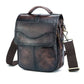 le'aokuu Herren Umhänge-Schultertasche Echtleder / Stoff
