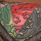 le'aokuu Damen Schultertasche Rindsleder