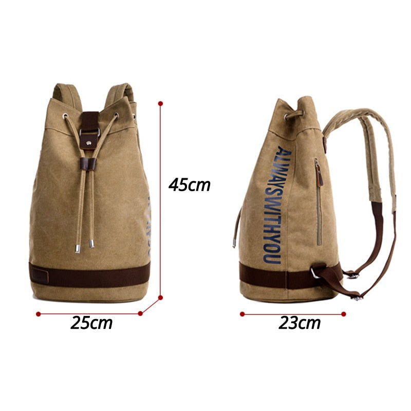 Canvas Männer Rucksack
