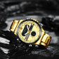 CURREN 8384 Herren Chronograph 3ATM Hardlex