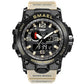SMAEL SL-1545D Herren Sport-Chronograph 5ATM Dualanzeige