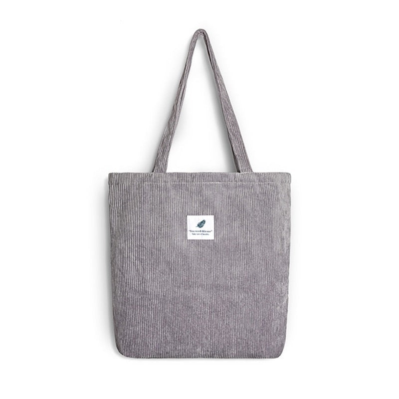 Buylor Damen Cord Schultertasche