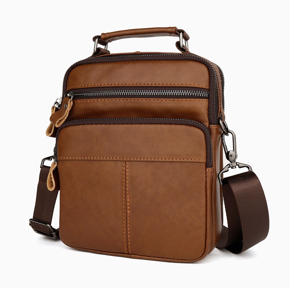 JOYIR Herren Leder Umhänge-Schultertasche