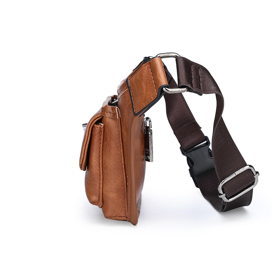 JEEP BULUO Herren Bauchtasche Spaltleder