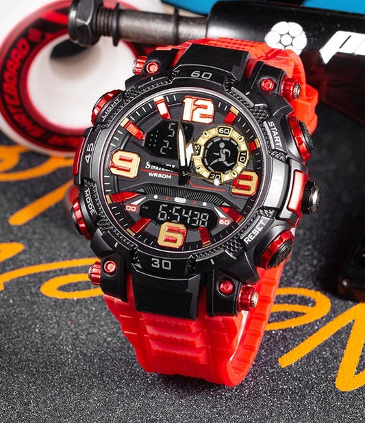 SMAEL SL-1921 Herren Sport-Chronograph 5ATM Dualanzeige
