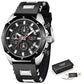 LIGE 8908 Herren Chronograph 3ATM Hardlex