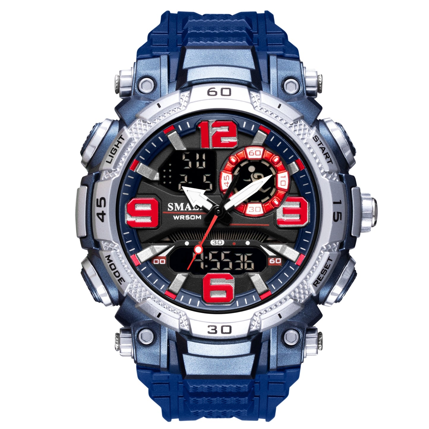 SMAEL SL-1921 Herren Sport-Chronograph 5ATM Dualanzeige