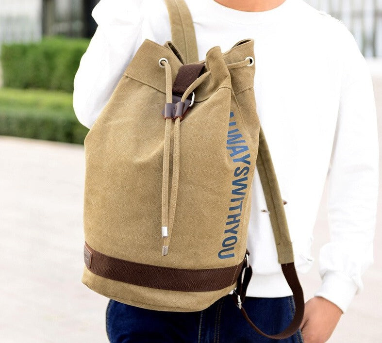 Canvas Männer Rucksack