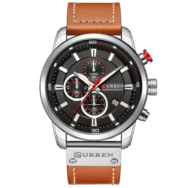 CURREN 8291 Herren Chronograph 3ATM Hardlex