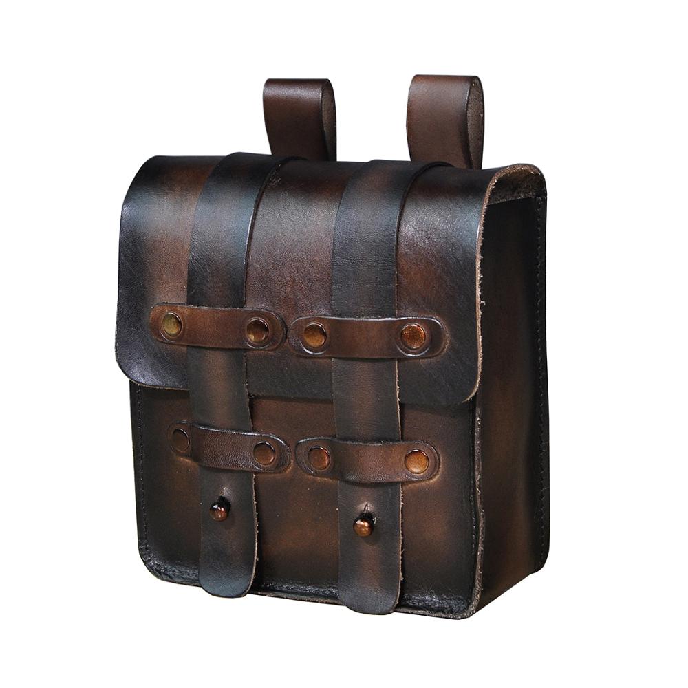 le'aokuu Herren Hüft-Gürteltasche Rindsleder