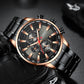 CURREN 8351 Designer Herren Chronograph 3ATM Hardlex
