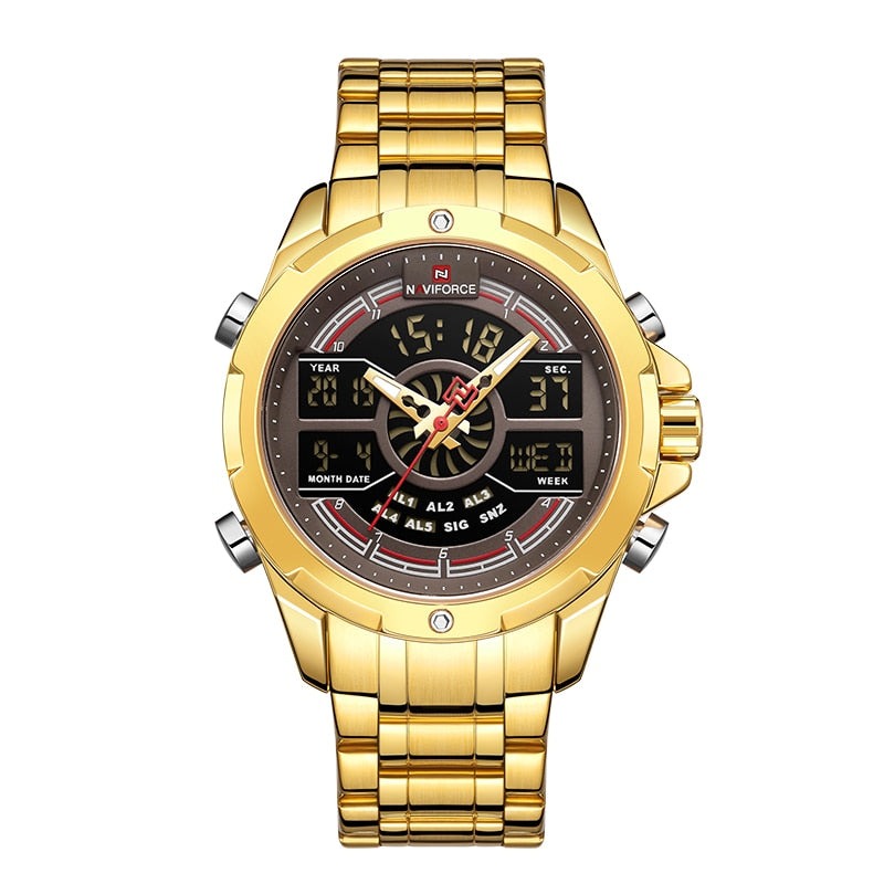 NAVIFORCE NF9170 Herren Militär Multifunktion Chronograph 3BAR