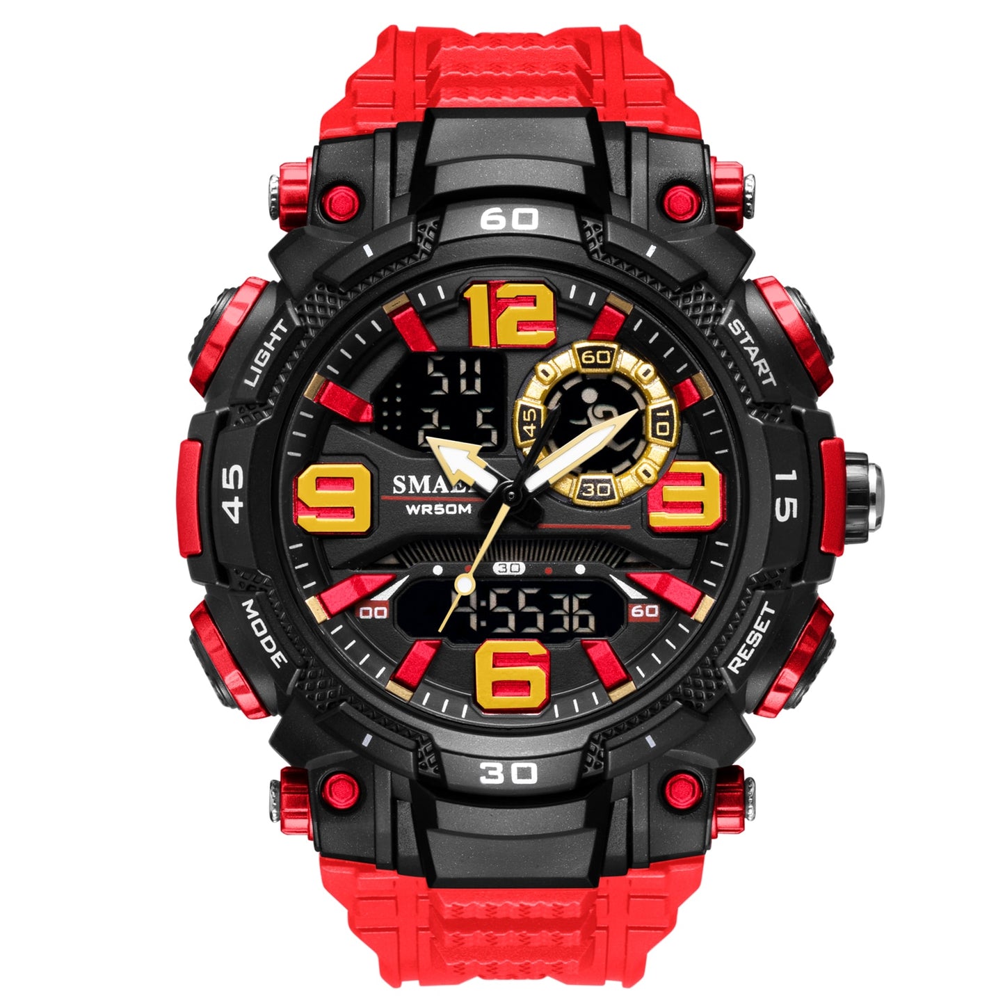 SMAEL SL-1921 Herren Sport-Chronograph 5ATM Dualanzeige
