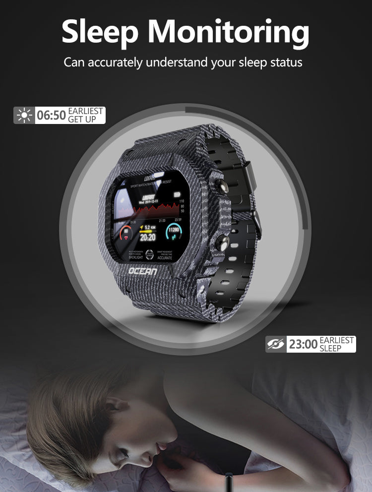 LOKMAT Ocean Sport Smartwatch Fitness Tracker