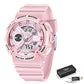 LIGE 8939 Damen Sport Digitaluhr 5ATM Hardlex