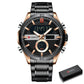 CURREN 8384 Herren Chronograph 3ATM Hardlex