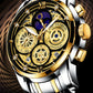 LIGE 8942 Herren Business Chronograph 5ATM