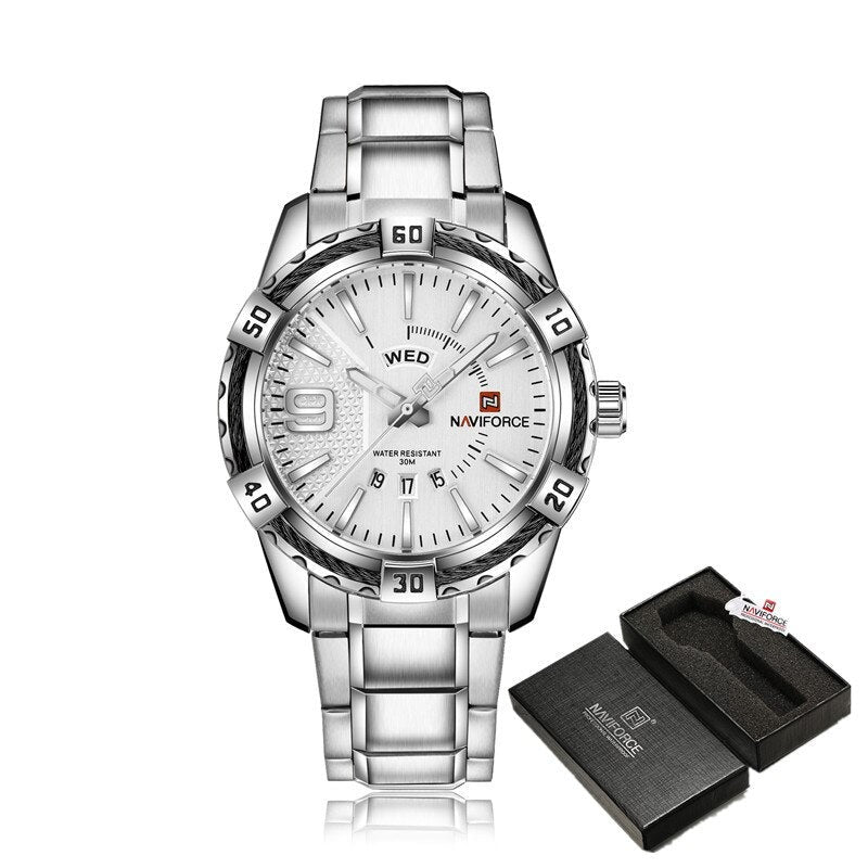NAVIFORCE NF9117S Herren Quarzuhr 3BAR