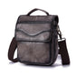 le'aokuu Herren Umhänge-Schultertasche Echtleder / Stoff