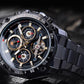 Forsining GMT1163-7 Automatik Herrenuhr Chronograph 3BAR Glas
