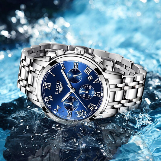 LIGE 9810 Damen Business Chronograph 3ATM
