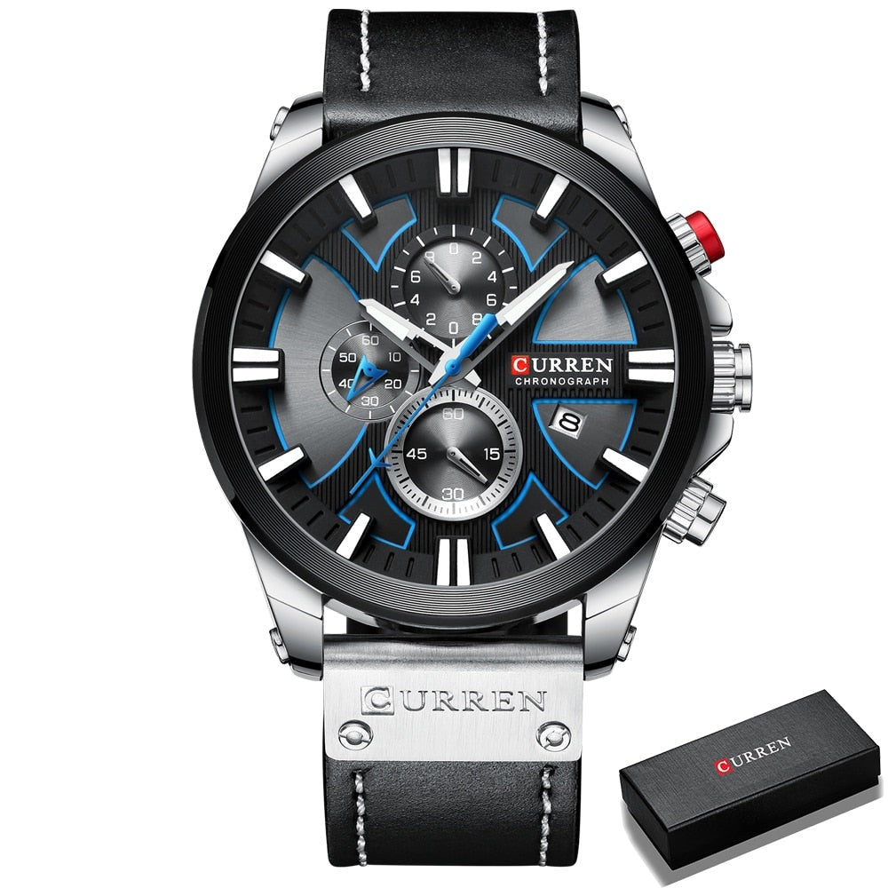 CURREN CR-8346 Analog Herren Chronograph 3ATM