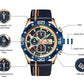 NAVIFORCE NF8018 Herren Militär Chronograph 3BAR Hardlex