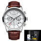 LIGE 9866 Herren Chronograph 3ATM Hardlex