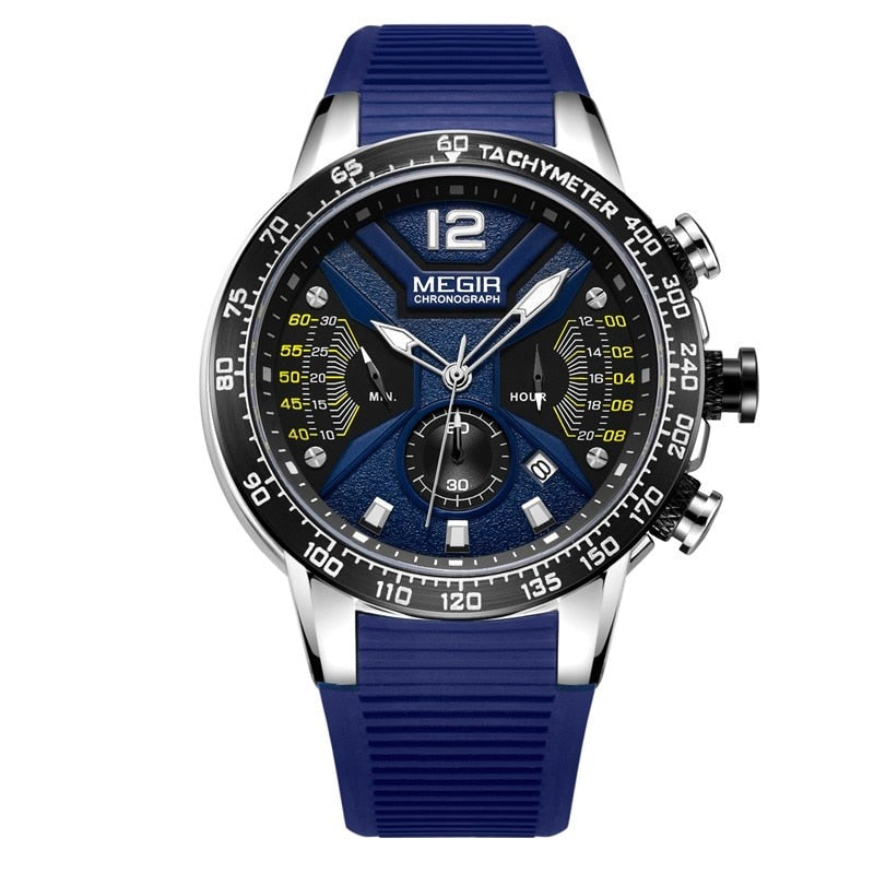 MEGIR 2106G Herren Militär Chronograph 3BAR