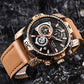 LIGE 9892 Herren Chronograph 3ATM Hardlex