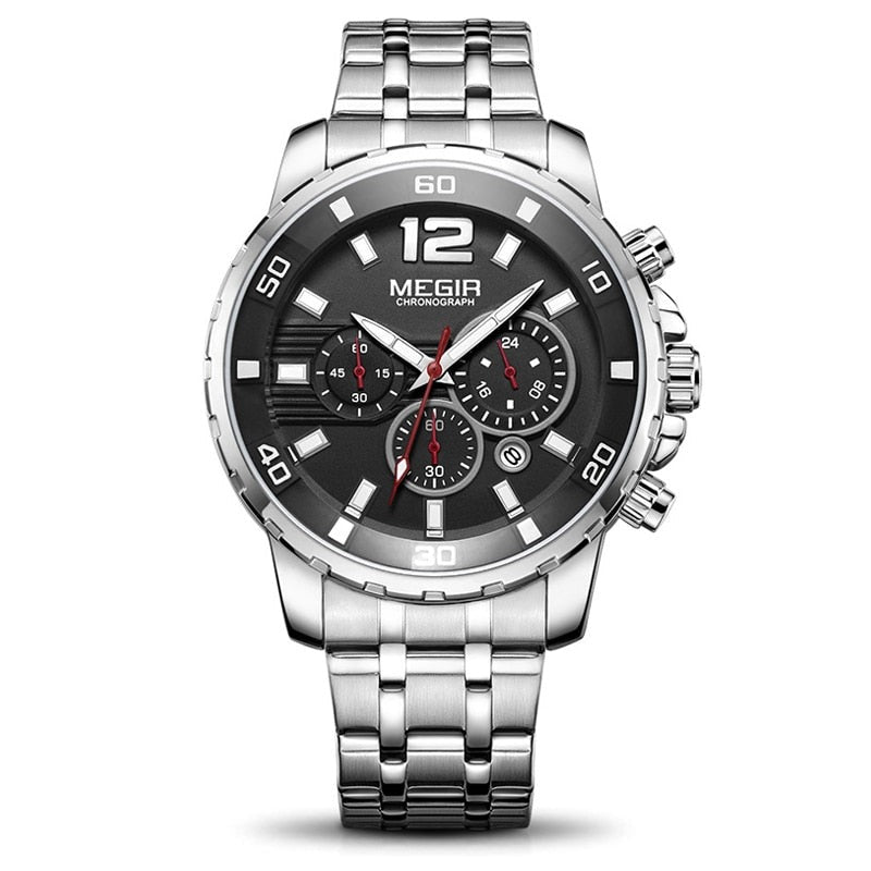 MEGIR 2068 Herren Business Chronograph 3BAR