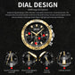 MEGIR 2087G Herren Business Chronograph 3BAR