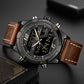 NAVIFORCE NF9128GBR Herren Multifunktion Chronograph 3BAR Hardlex