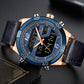 NAVIFORCE NF9128GBR Herren Multifunktion Chronograph 3BAR Hardlex