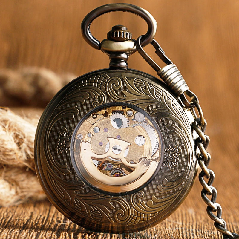 Skelett Automatik Taschenuhr