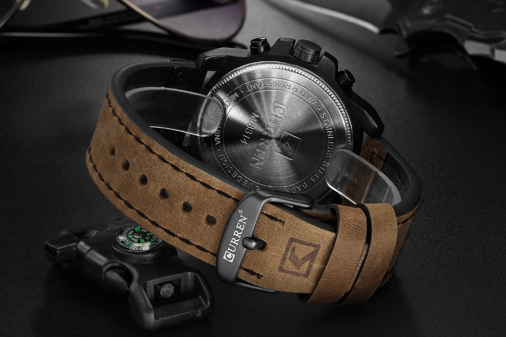CURREN CUR 8314 Herren Chronograph 3ATM Hardlex
