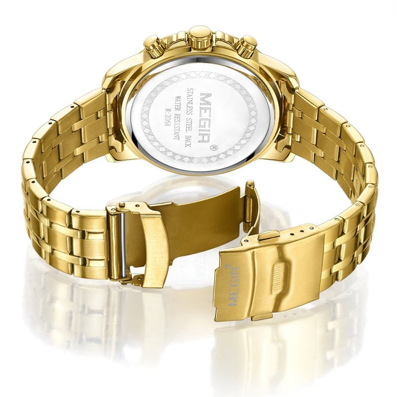 MEGIR 2068 Herren Business Chronograph 3BAR