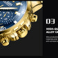 MEGIR 2068 Herren Business Chronograph 3BAR
