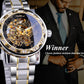 WINNER GMT838-2 Automatik Herren Skelettuhr Glas