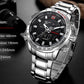 NAVIFORCE NF9093 Herren Multifunktion Militär Chronograph 3BAR Hardlex